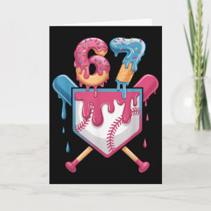 67 Ice Cream Drip Meme Six Seven Pride 6 7 Ice Cre Card