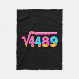 67 Ice Cream Drip Meme Square Root 4489 Gen Alpha  Fleece Blanket