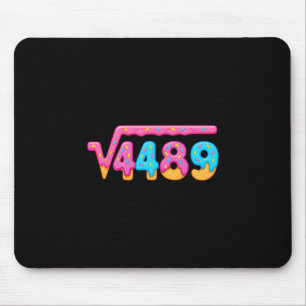 67 Ice Cream Drip Meme Square Root 4489 Gen Alpha Mouse Pad
