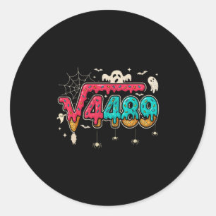 67 Ice Cream Drip Meme Square Root 4489 Slang Math Classic Round Sticker