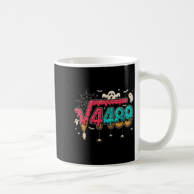 67 Ice Cream Drip Meme Square Root 4489 Slang Math Coffee Mug (Right)