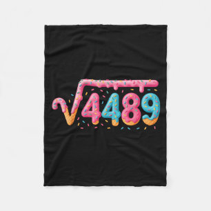 67 Ice Cream Drip Meme Square Root 4489 Slang Math Fleece Blanket
