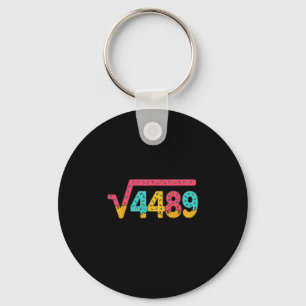 67 Ice Cream Drip Meme Square Root 4489 Slang Math Keychain