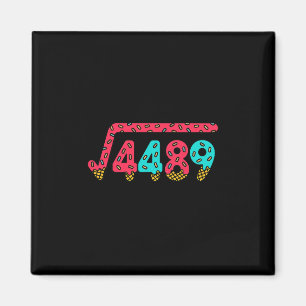 67 Ice Cream Drip Meme Square Root 4489 Slang Math Magnet