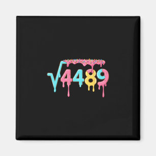 67 Ice Cream Drip Meme Square Root 4489 Slang Math Magnet