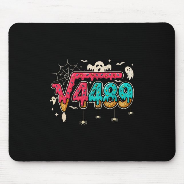 67 Ice Cream Drip Meme Square Root 4489 Slang Math Mouse Pad (Front)