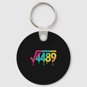67 Ice Cream Drip Meme Square Root 4489 Slang Teac Keychain