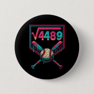 67 Ice Cream Drip Square Root 4489 Slang Math Teac 2 Inch Round Button