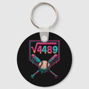 67 Ice Cream Drip Square Root 4489 Slang Math Teac Keychain