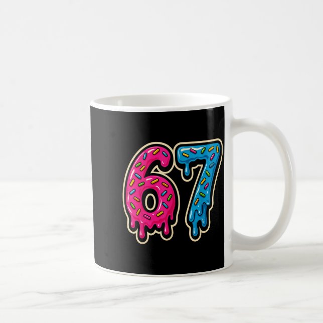 67 Ice Cream Meme Six Seven Coffee Mug (Right)