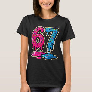 67 Ice Cream Meme Six Seven  T-Shirt