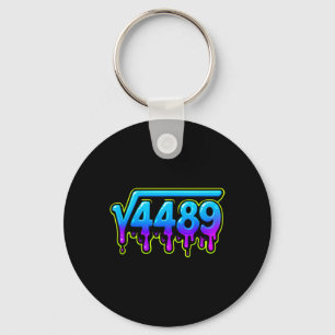 67 Ice Meme Square Root 4489 Slang Math Teacher Keychain