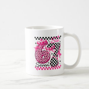 67 Leopard Checkered Six Seven Meme 6-7 Teachers  Coffee Mug