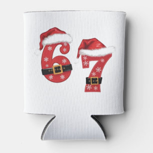 67 Mason Let's Get Sandy Christmas 67 Meme Funny Can Cooler