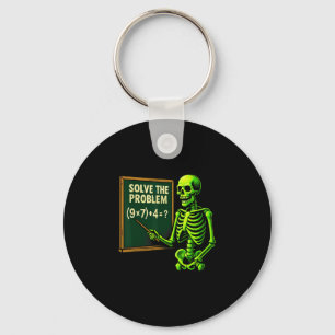 67 Math Halloween Skeleton Meme For Teachers And S Keychain