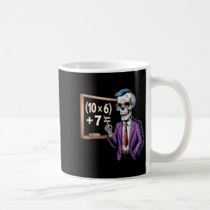 67 Math Teacher Meme Brainrot Six Seven Halloween  Coffee Mug