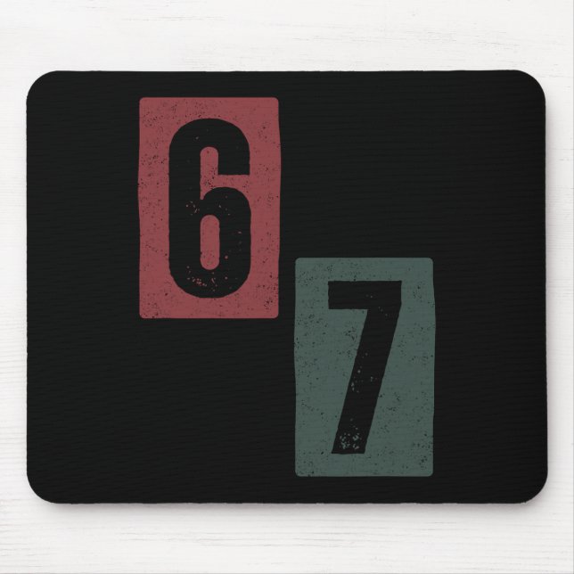 67 Meme 1  Mouse Pad (Front)