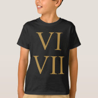 67 Meme 6 7 Six Seven Latin Number Roman Numerals 