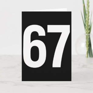 67 Meme Alpha Gen-z Aura Energy Style  Card