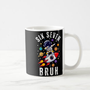 67 Meme Astronaut Dabbing In Space Funny Six Seven Coffee Mug