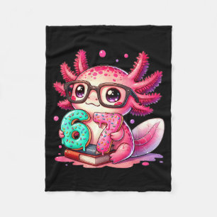 67 Meme Axolotl Funny Six Seven Axolotl Lover For  Fleece Blanket