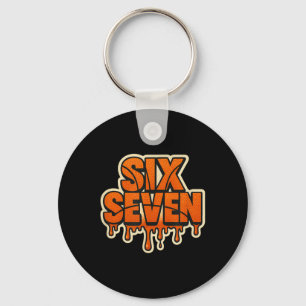 67 Meme B-ball Player Basketball Ice Cream Drip Fu Keychain