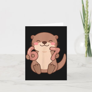 67 Meme Baby Otter 6 7 Funny Six Seven 6-7 Gen Alp Card