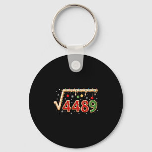 67 Meme Christmas Square Root 4489 Six Seven Math  Keychain
