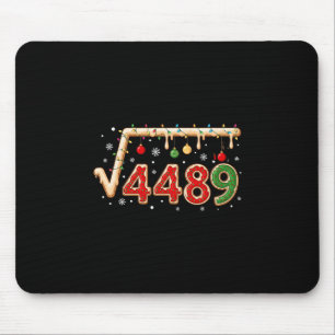 67 Meme Christmas Square Root 4489 Six Seven Math  Mouse Pad