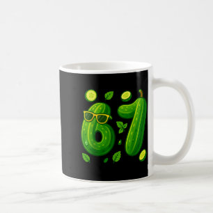 67 Meme Ckle Funny Six Seven Cuber 6 7 Gen Alpha S Coffee Mug