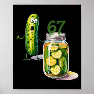 67 Meme Ckle Surprise A Jar Of Sliced Ckles Cuber  Poster