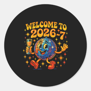 67 Meme Countdown Happy New Year Funny Drip Number Classic Round Sticker