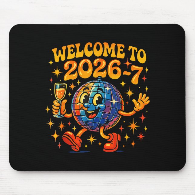 67 Meme Countdown Happy New Year Funny Drip Number Mouse Pad (Front)