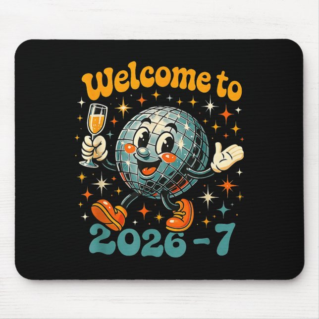 67 Meme Countdown Happy New Year Funny Drip Number Mouse Pad (Front)