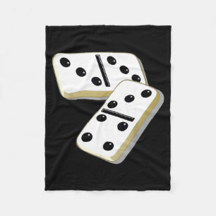 67 Meme Dominoes Funny Six Seven Domino 6 7 Gen Al Fleece Blanket