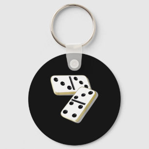 67 Meme Dominoes Funny Six Seven Domino 6 7 Gen Al Keychain