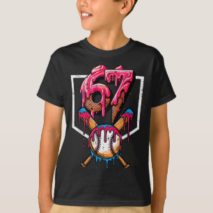 67 Meme Funny 6 7 Men Women Kids Youth Boys Girls T-Shirt