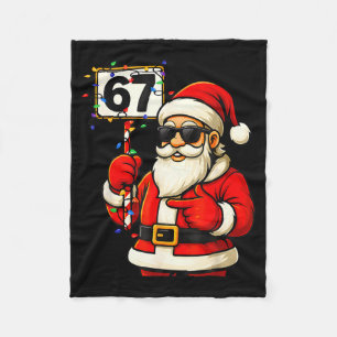 67 Meme Funny 6-7 Six Seven Christmas For Men Wome Fleece Blanket
