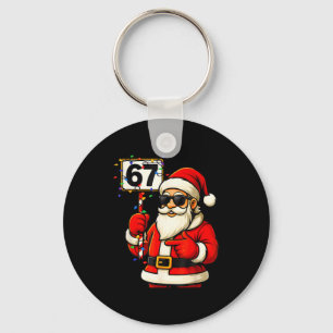 67 Meme Funny 6-7 Six Seven Christmas For Men Wome Keychain