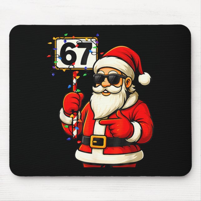 67 Meme Funny 6-7 Six Seven Christmas For Men Wome Mouse Pad (Front)