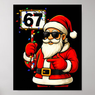67 Meme Funny 6-7 Six Seven Christmas For Men Wome Poster