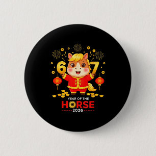 67 Meme Funny Chinese New Year 2026 Year Of The Ho 2 Inch Round Button