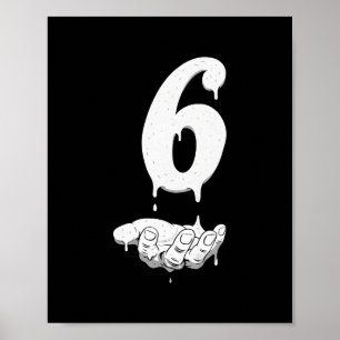 67 Meme Funny Kids Girls Humor Number 6 Poster