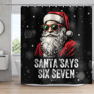 67 Meme Funny Santa Says Six Seven Christmas