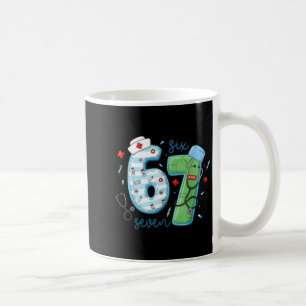 67 Meme Funny School Nurse Six Seven Meme Nursing  Coffee Mug