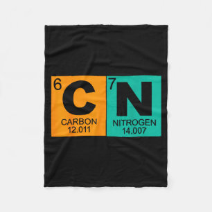 67 Meme Funny Science Teacher Periodic Table Retro Fleece Blanket