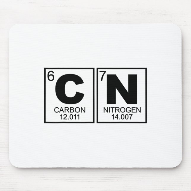 67 Meme Funny Science Teacher Periodic Table Retro Mouse Pad (Front)