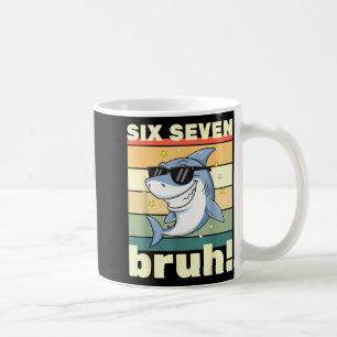67 Meme Funny Six Seven Bruh 6-7 Meme Kids Boys Gi Coffee Mug