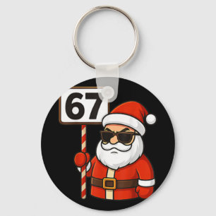 67 Meme Funny Six Seven Christmas For Men Women Ki Keychain