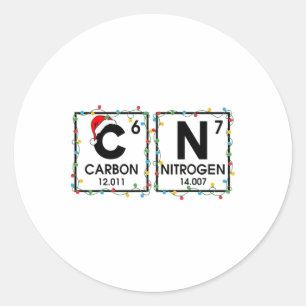 67 Meme Funny Teacher Science Periodic Table 67 Ch Classic Round Sticker